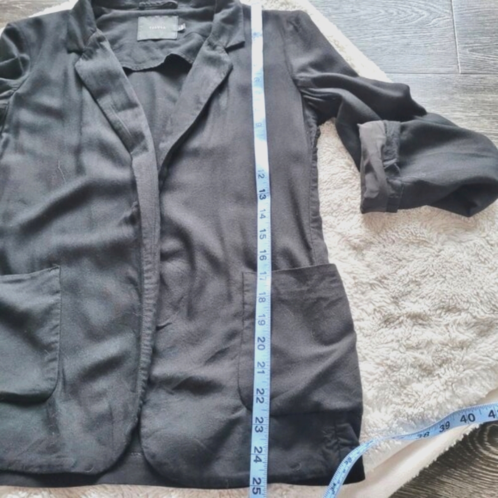 Aritzia Talula Kent Relaxed Blazer in Black Size 0 - Picture 10 of 12